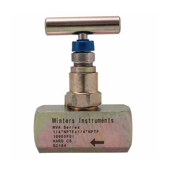 Winters NVA Needle Valve/Straight Body, Hard Seat